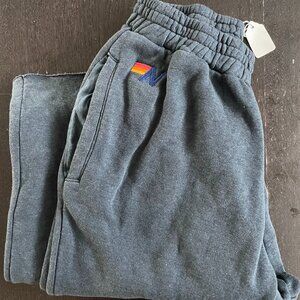 Aviator Nation Women’s Wide Leg Pocket Sweatpants NEW